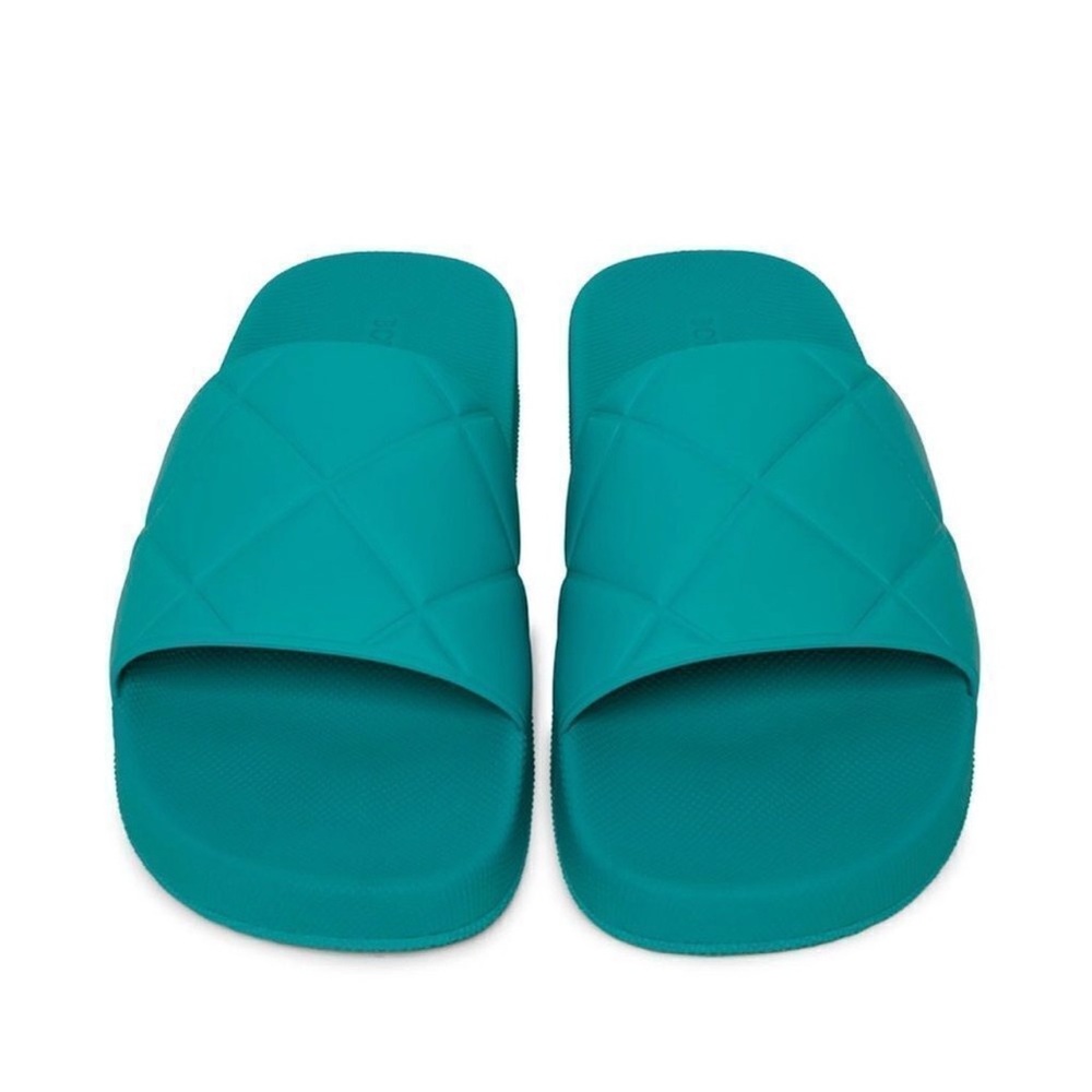 Bottega Veneta Slider Quilted Rubber Pool Slides
